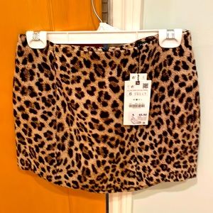 Cheetah mini skirt